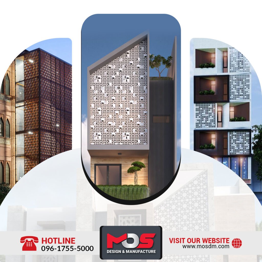 Modern exterior wall cladding design