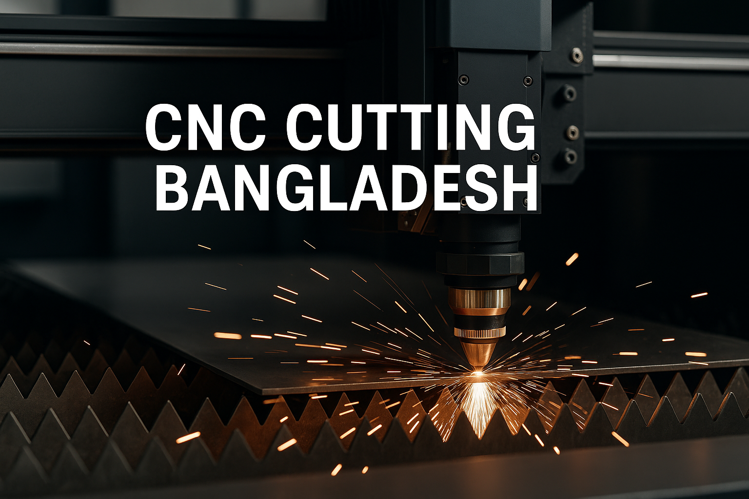 CNC Cutting Bangladesh – High-precision CNC machine operating in a professional workshop